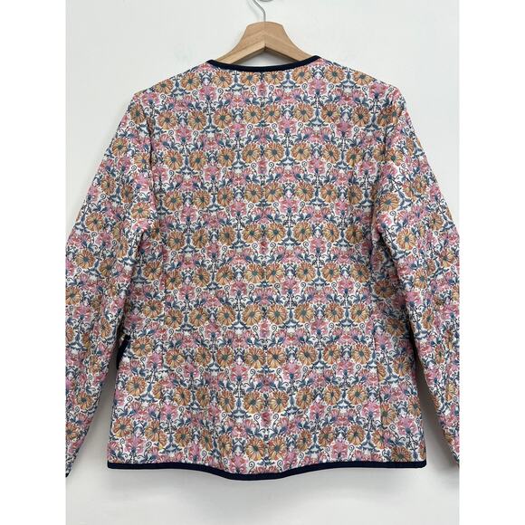J. Crew Quilted Puffer Lady Jacket Liberty Honeysuckle Floral PrimaLoft - Size 6 - Picture 7 of 13